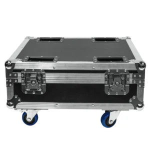 Fieryzeal Rechargeable Gator Case for 6 PAR Lights with Built-in Battery | APP Controlled Stage Lighting Airline Case 54x46x42cm