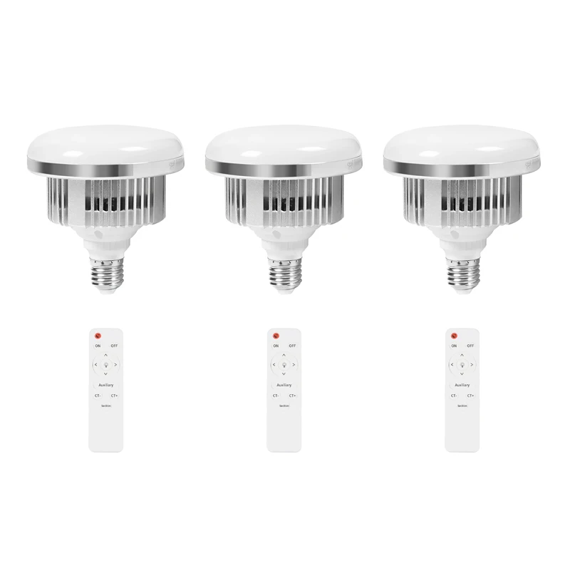 65W LED Photographic Lighting Bulbs E27 Base Lamp With Remote Control Dimmable Daylight Bulb For Photo Studio Softbox - Image 11