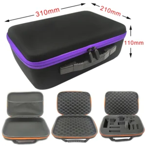 DIY Foam Hard Carry Case Storage Box | Shockproof EVA Travel Zipper Bag for Tools, Cameras & Accessories