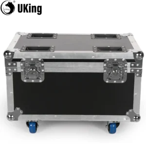 U'King Airline Case Heavy-duty Gator Case With Wheels&Retractable Handle Stage Light Flightcase For 4Pcs 18x10W LED Par Lights