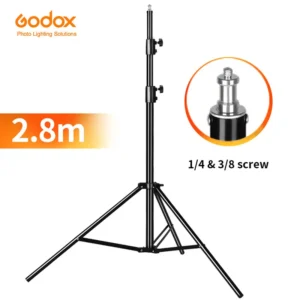 Godox 280cm 2.8m Heavy Duty Video Studio Light Tripod Support Stand  For Softbox Lamp Holder LED Light Flash