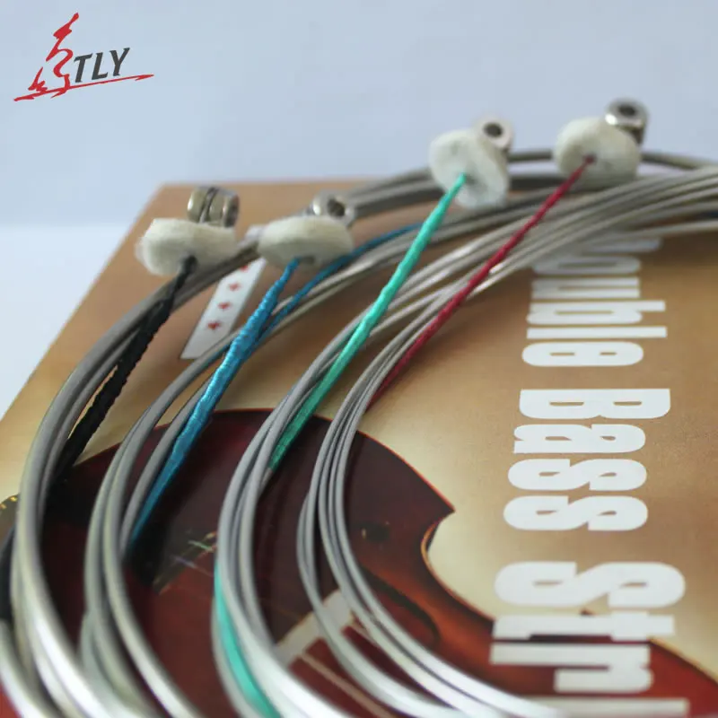 4/4 3/4 Double Bass Strings – Full Steel String Set for Upright Bass Students & Beginners - Image 3