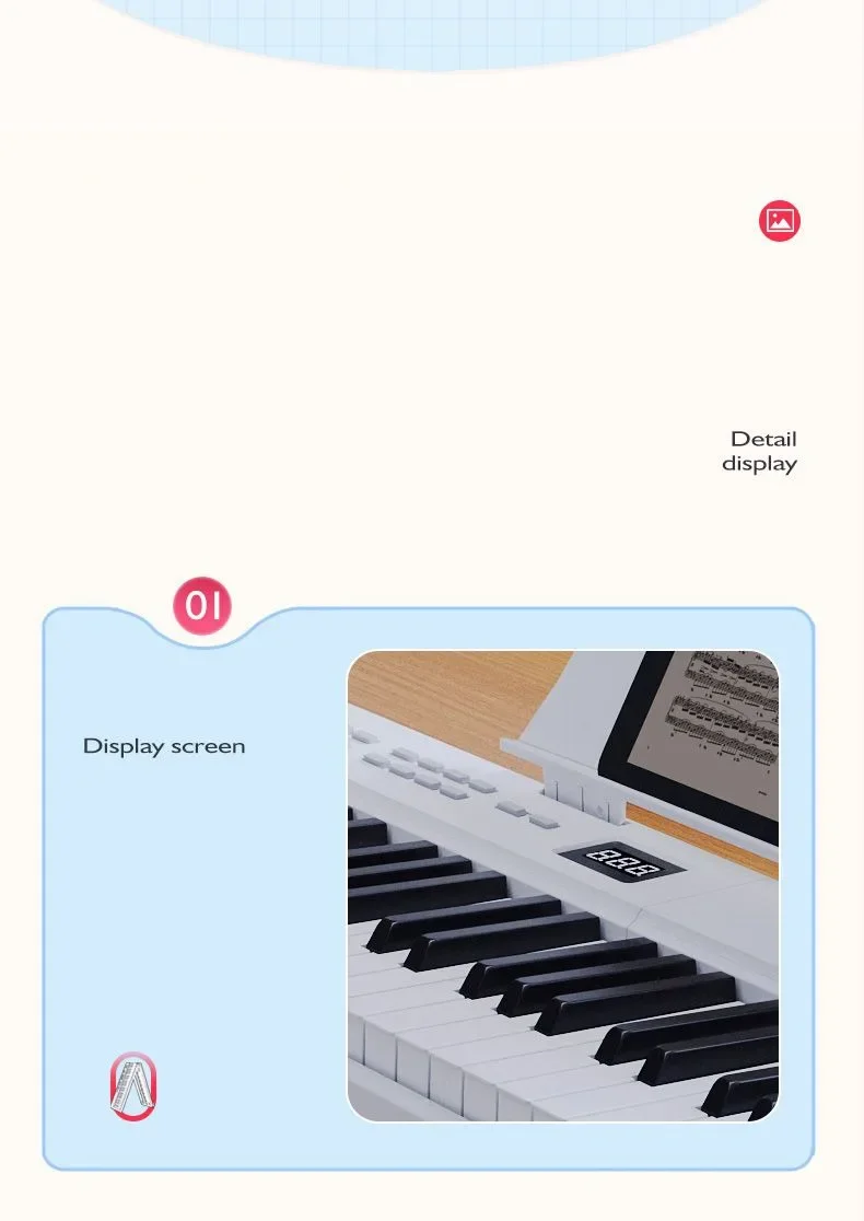 88 Key Folding Electronic Organ – Portable Strength Keyboard for Beginners and Professionals | OLOMM Brand - Image 26