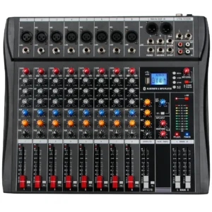 Dj Controller Mixer Audio Sound Mixing Table Card Professional Pc Digital Consoles Interface Console Pro Equipment 8 Channel