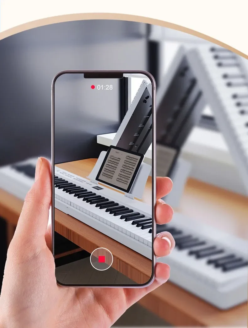 88 Key Folding Electronic Organ – Portable Strength Keyboard for Beginners and Professionals | OLOMM Brand - Image 21