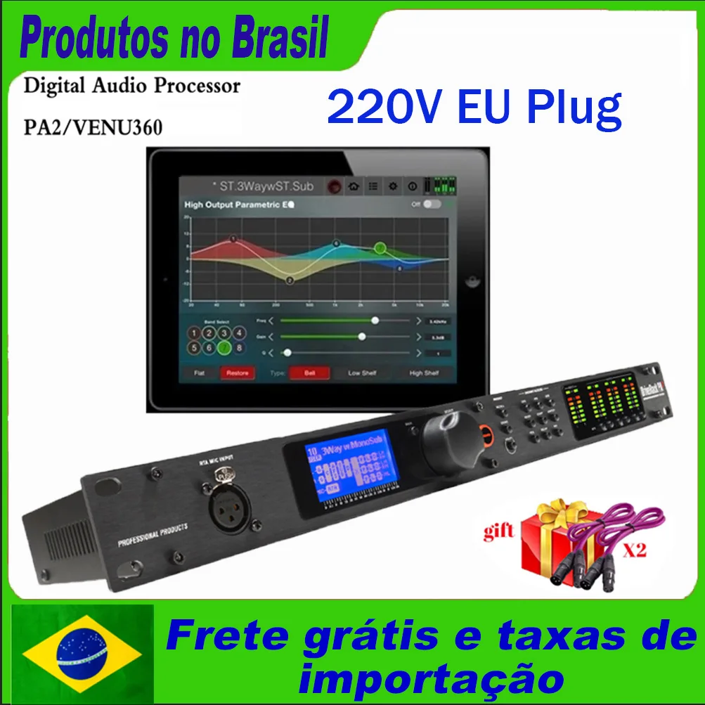 DriveRack PA2 DSP Loudspeaker Management System 2-In 6-Out Digital Processor – Professional DJ Sound System Effector - Image 7