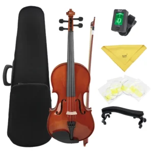 Astonvilla VA-35 16" Acoustic Viola Set – Spruce Maple Body with Case, Bow, Strings, Shoulder Rest & Tuner