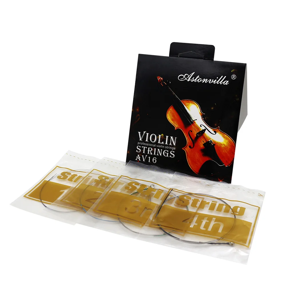 Astonvilla Professional Violin, Viola, and Cello Strings Set – E-A-D-G Nickel Silver & Stainless Steel Wound | Multiple Colors & Sizes Available - Image 7
