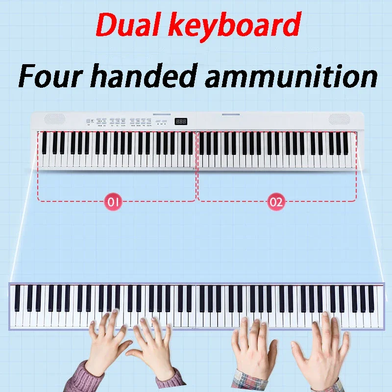 88 Key Folding Electronic Organ – Portable Strength Keyboard for Beginners and Professionals | OLOMM Brand - Image 6