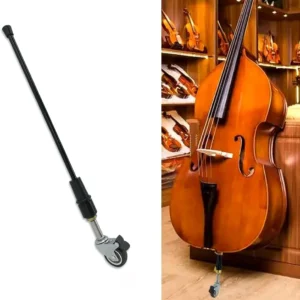 3/4 Size Upright Double Bass Endpin Wheel Replacement – Heavy-Duty Upright Bass Accessory, Durable Bass Parts (Wheel Only)