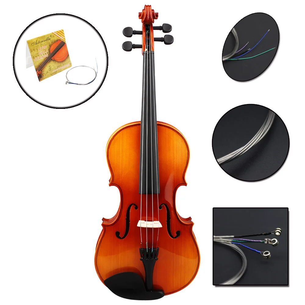 Astonvilla Professional Violin, Viola, and Cello Strings Set – E-A-D-G Nickel Silver & Stainless Steel Wound | Multiple Colors & Sizes Available - Image 4