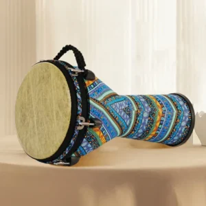 GIDO 12-Inch African Djembe Drum – Professional PVC Hand Drum with Sheepskin Head, Deep Bass Percussion Instrument for Adults & Kids| JIICO GAPS