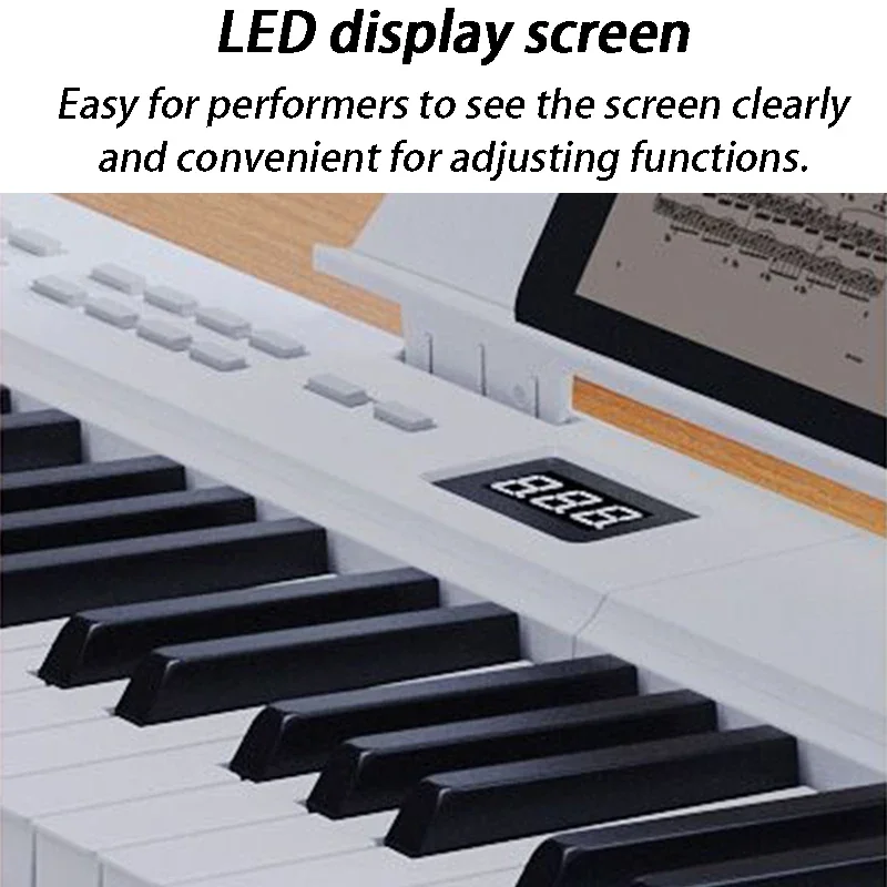 88 Key Folding Electronic Organ – Portable Strength Keyboard for Beginners and Professionals | OLOMM Brand - Image 3