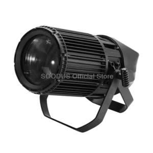 300W IP65 Waterproof Zoomable COB LED Spotlight – DMX512 Stage Light with Adjustable Color, Focus & Dimming for Outdoor Events