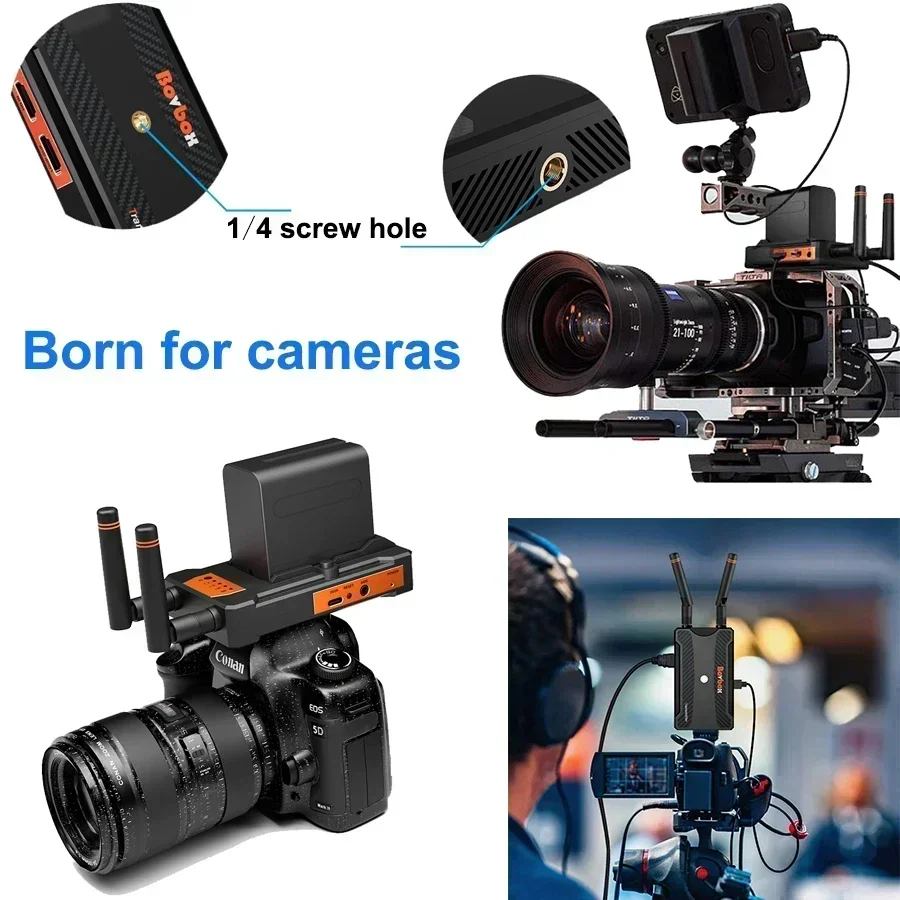 BOVBOX WL900S 200m Wireless HDMI Extender | 1080p Video Transmitter & Receiver for Live Streaming, Weddings, Churches & Events - Image 2