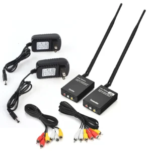 3W 2.4G Wireless AV Sender & Receiver | Long-Range Audio Video Transmitter System up to 3KM for CCTV, DVR, IPTV – YOUTHINK
