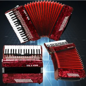 HK·LADE 34-Key 48-Bass Accordion | Professional Bayan Accordion | Performance Keyboard Instrument – JIICO GAPS