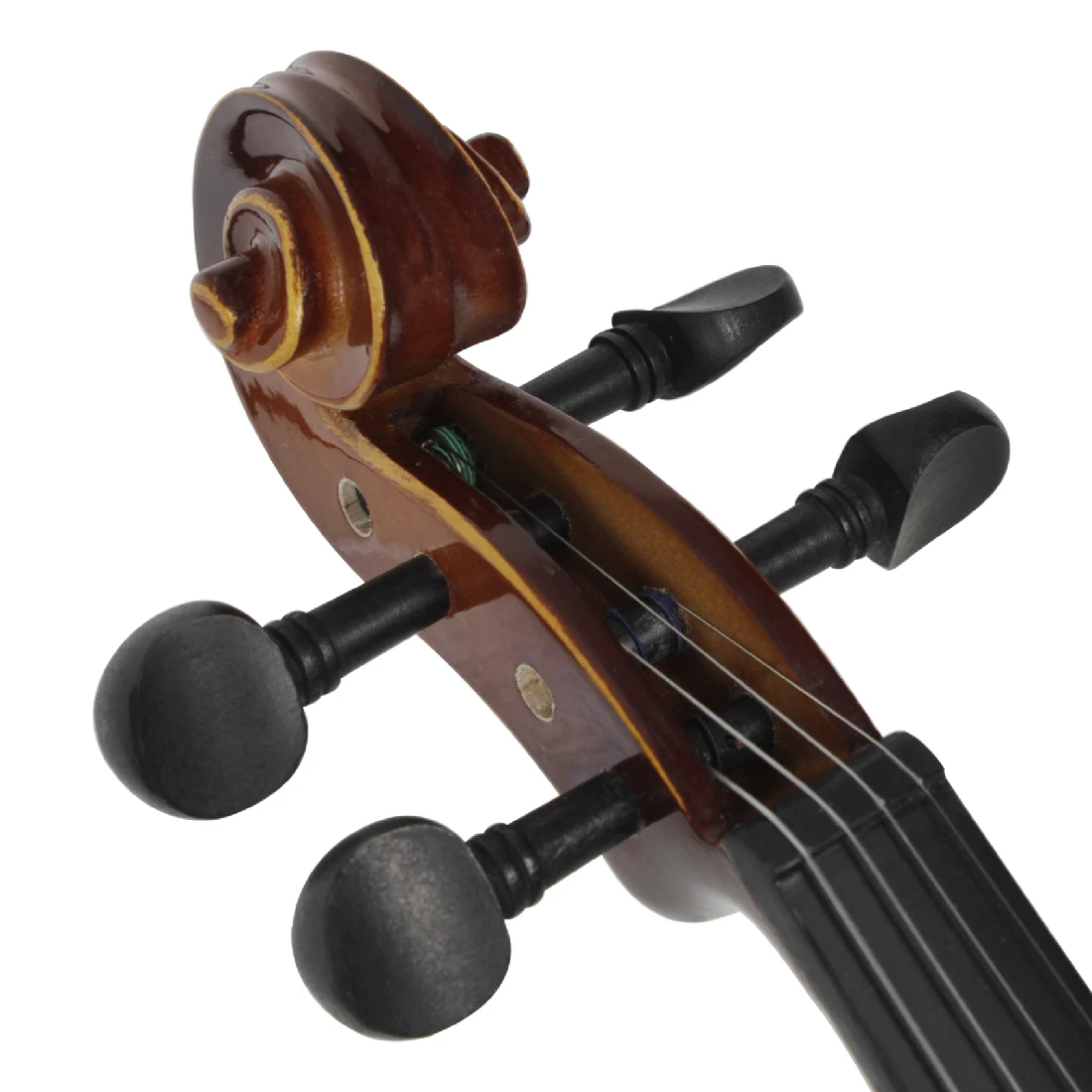 Astonvilla AV-04 4/4 Full Size Violin Set – Solid Wood Maple Panel with Handcarved Head, Lightweight Fitted Case, Bow, Strings, Shoulder Rest & Accessories - Image 5