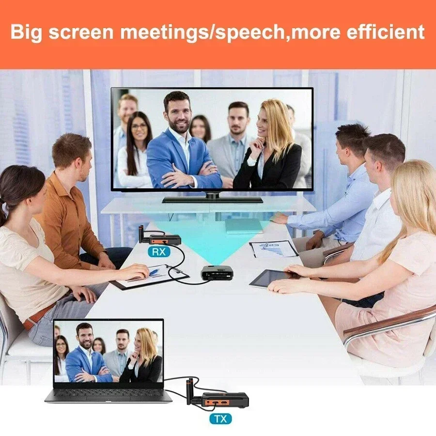 BOVBOX WL900S 200m Wireless HDMI Extender | 1080p Video Transmitter & Receiver for Live Streaming, Weddings, Churches & Events - Image 4