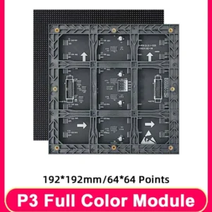 P3 SMD Full Color LED Display Screen RGB HUB75 Module LED Digital Sign Indoor LED Video Wall large Screen Unit Board 192*192mm