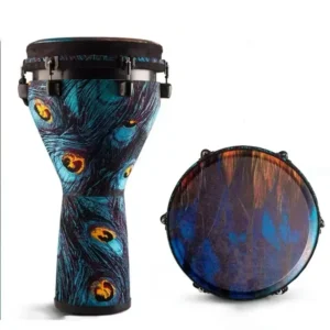 African Drum Music Professional Percussion Drum – Traditional PVC Skin 8, 10, 12 Inch for Beginners & Children